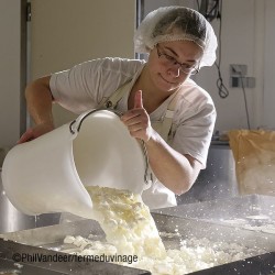 Le Crémé, fromage fermier de fabrication artisanale au lait de vache.