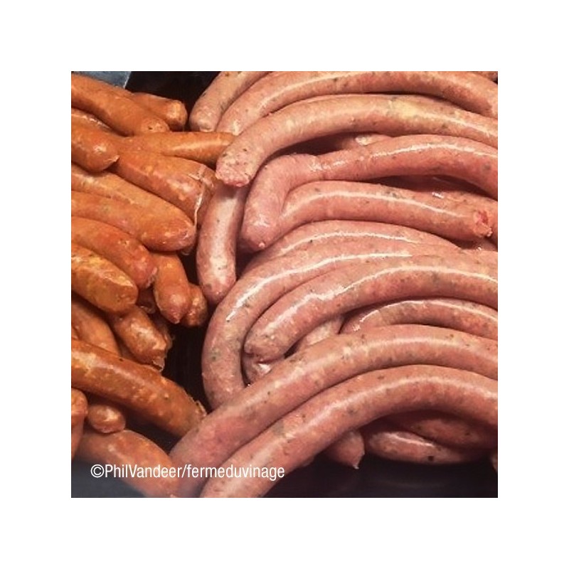 SAUCISSES AU PIMENT D'ESPELETTE
